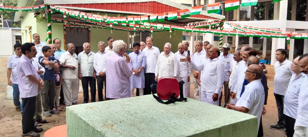 12. Sampath kumar Garu addressing the gathering of senior citizens 